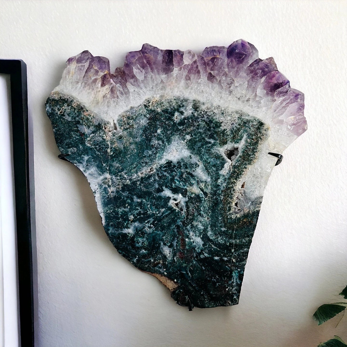 Sacred Earth – Amethyst and Jasper Wall Art for Harmony and Inner Strength