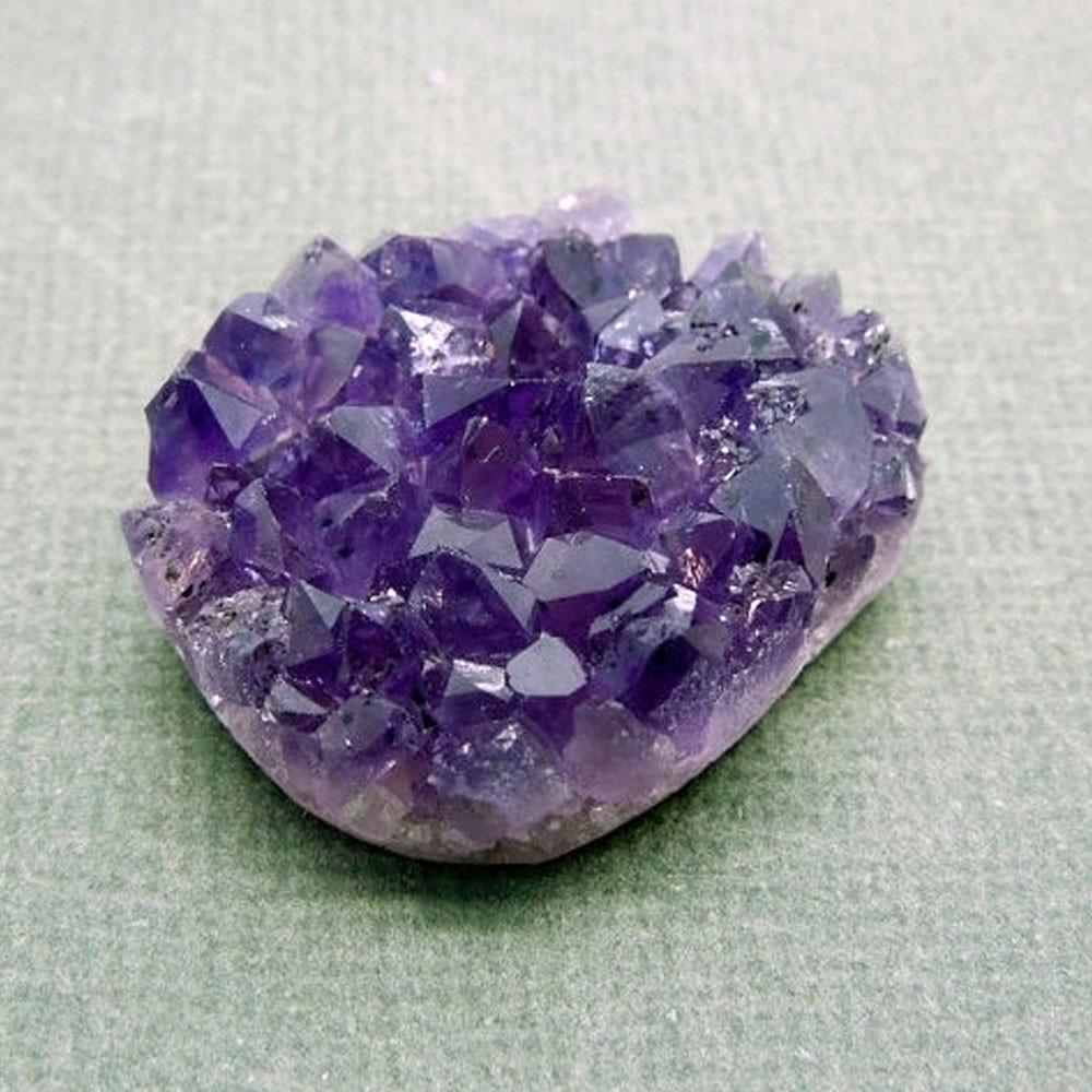 Tranquil Edge – Flat Back Amethyst Cluster for Peace and Clarity