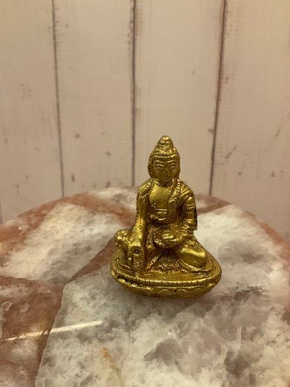 Medicine Buddha Brass Statue – Decorative Figure of Healing and Spiritual Wisdom
