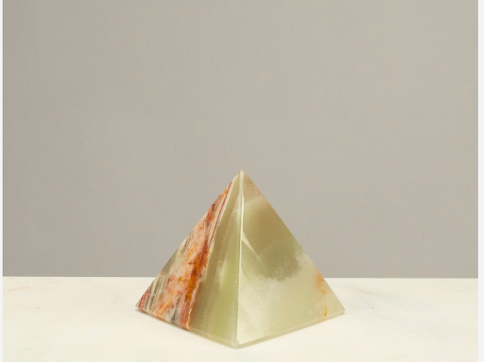 Green Onyx Pyramid