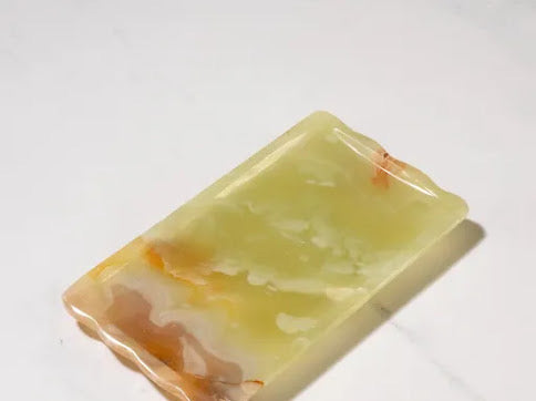 Green Onyx butter tray