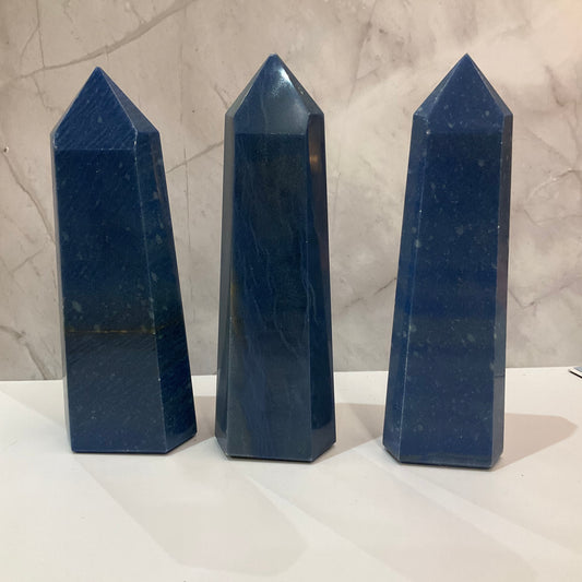 Blue Aventurine Crystal Tower