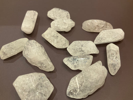 Clear Quartz Crakle Mini Crystal
