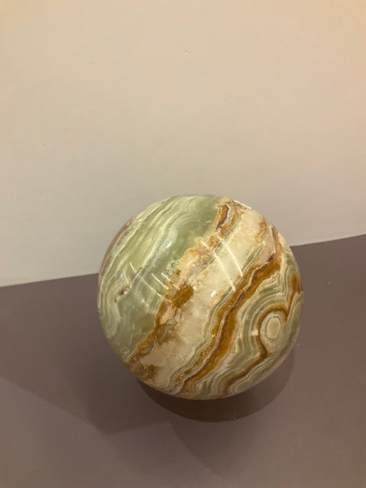 Green Onyx Sphere