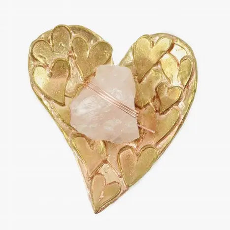 Rose Quartz Heart Dish