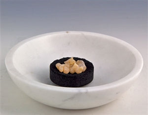 Opal White Marble Bowl