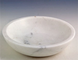 Opal White Marble Bowl