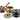 Metal Censer Burner with Wooden Handle – Black, Gold & Bronze Variants
