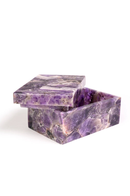 Amethyst Crystal Treasure Box