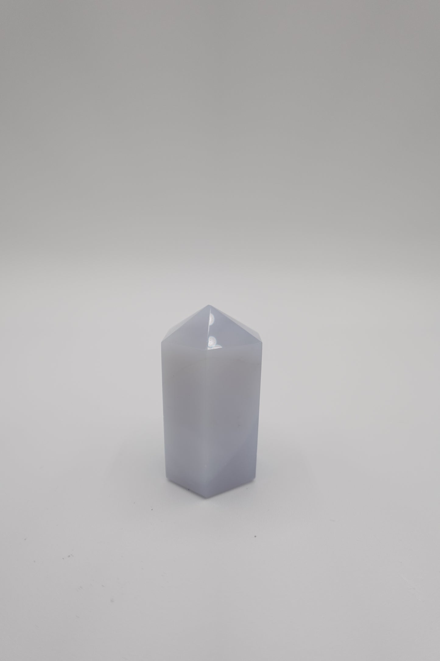 Mini Blue Chalcedony Tower