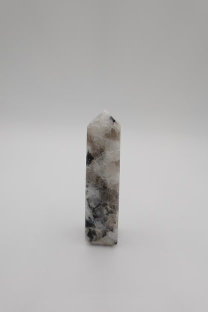 Rainbow Moonstone Tower Medium – Medium Rainbow Moonstone Tower for Calm and Emotional Clarity