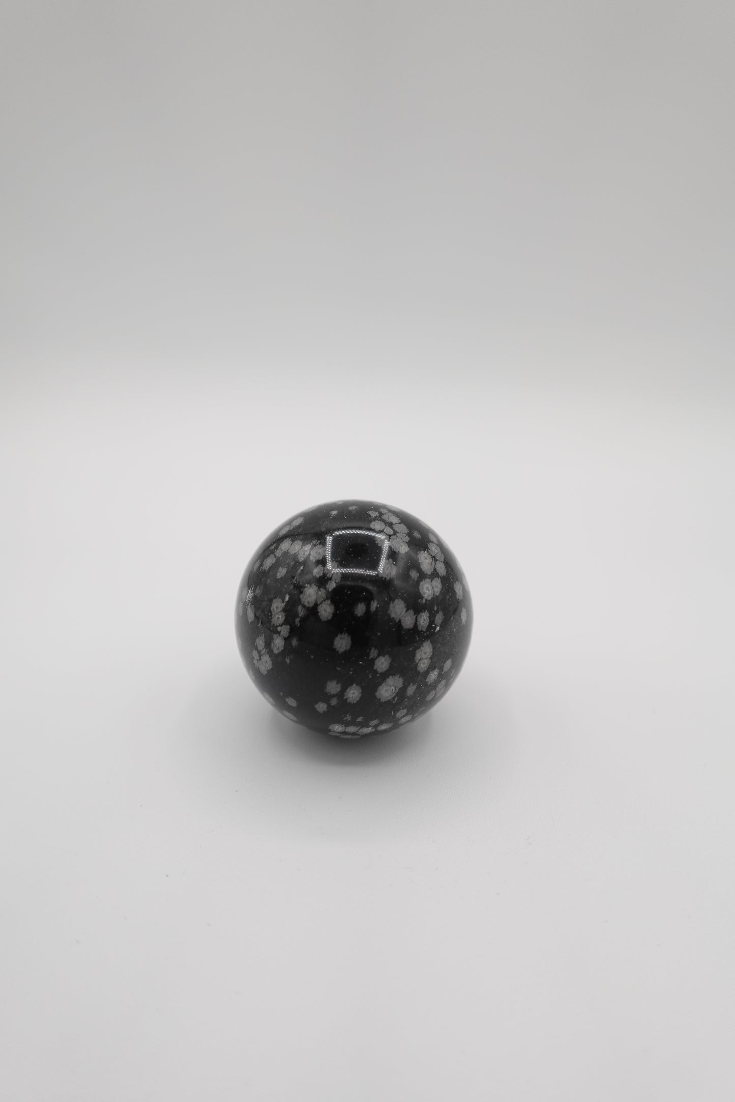 Snowflake Obsidian Sphere