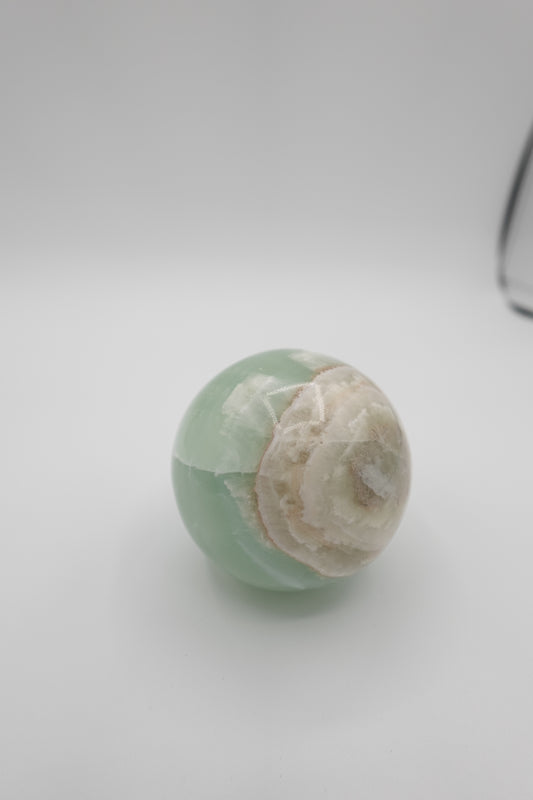 Pistachio Calcite Sphere