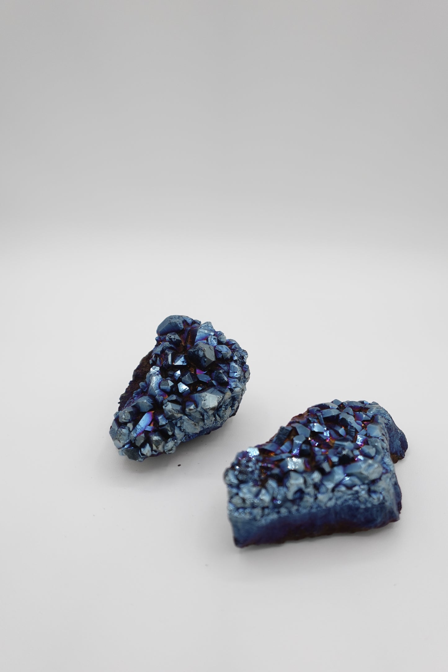 Blue Titanium Aura Geode