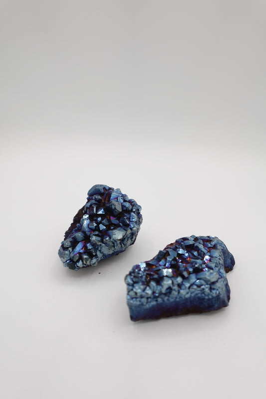 Blue Titanium Aura Geode