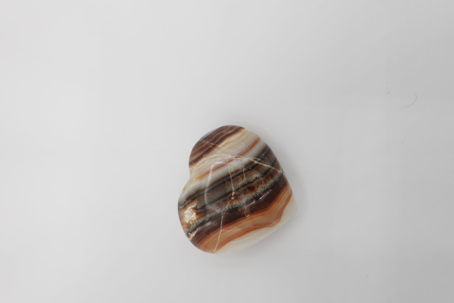 Mexican Onyx Puffy Heart