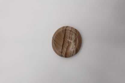 Walnut Jasper Disc – Decorative Walnut Jasper Disc for Stability and Nature Connection