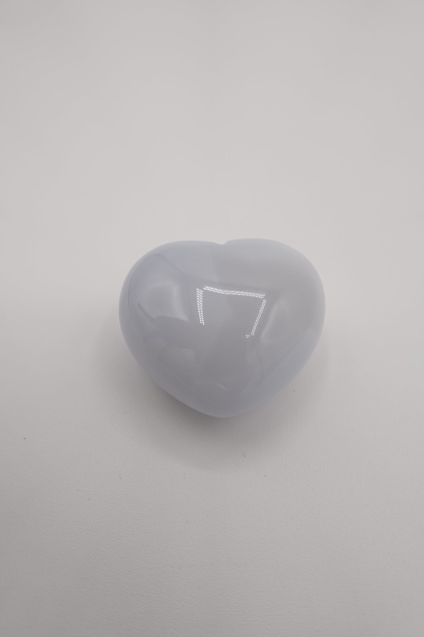 Blue Chalcedony Heart