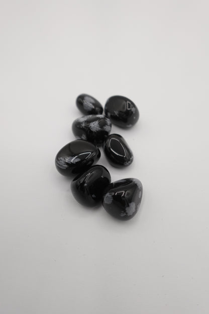 Snowflake Obsidian Pocket Crystal – Stone of Calm, Clarity, and Inner Focus