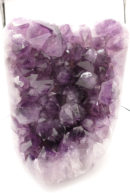 Brazilian Amethyst Cluster – Natural Quartz for Calm, Clarity, and Timeless Beauty
