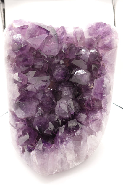 Brazilian Amethyst Cluster – Natural Quartz for Calm, Clarity, and Timeless Beauty
