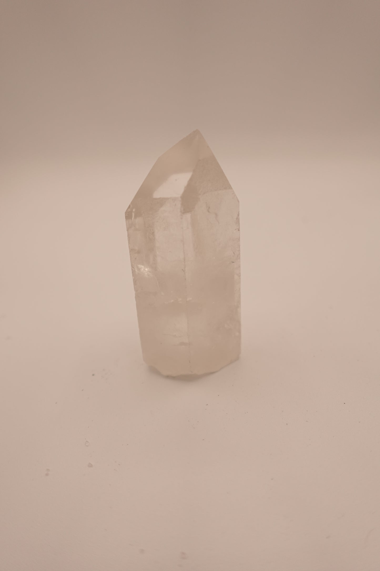 Clear Quartz Point Cut Base Natural