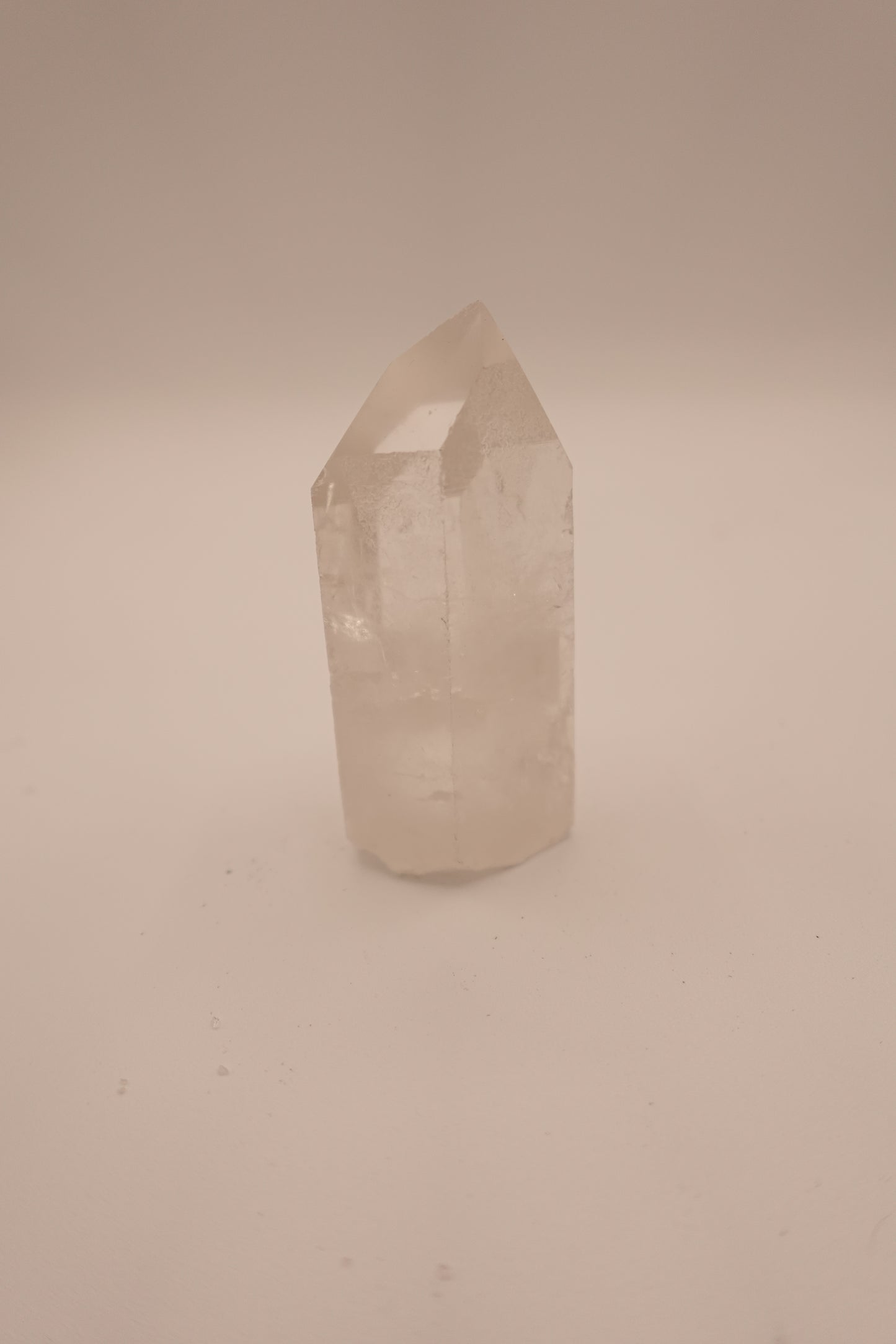 Clear Quartz Point Cut Base Natural