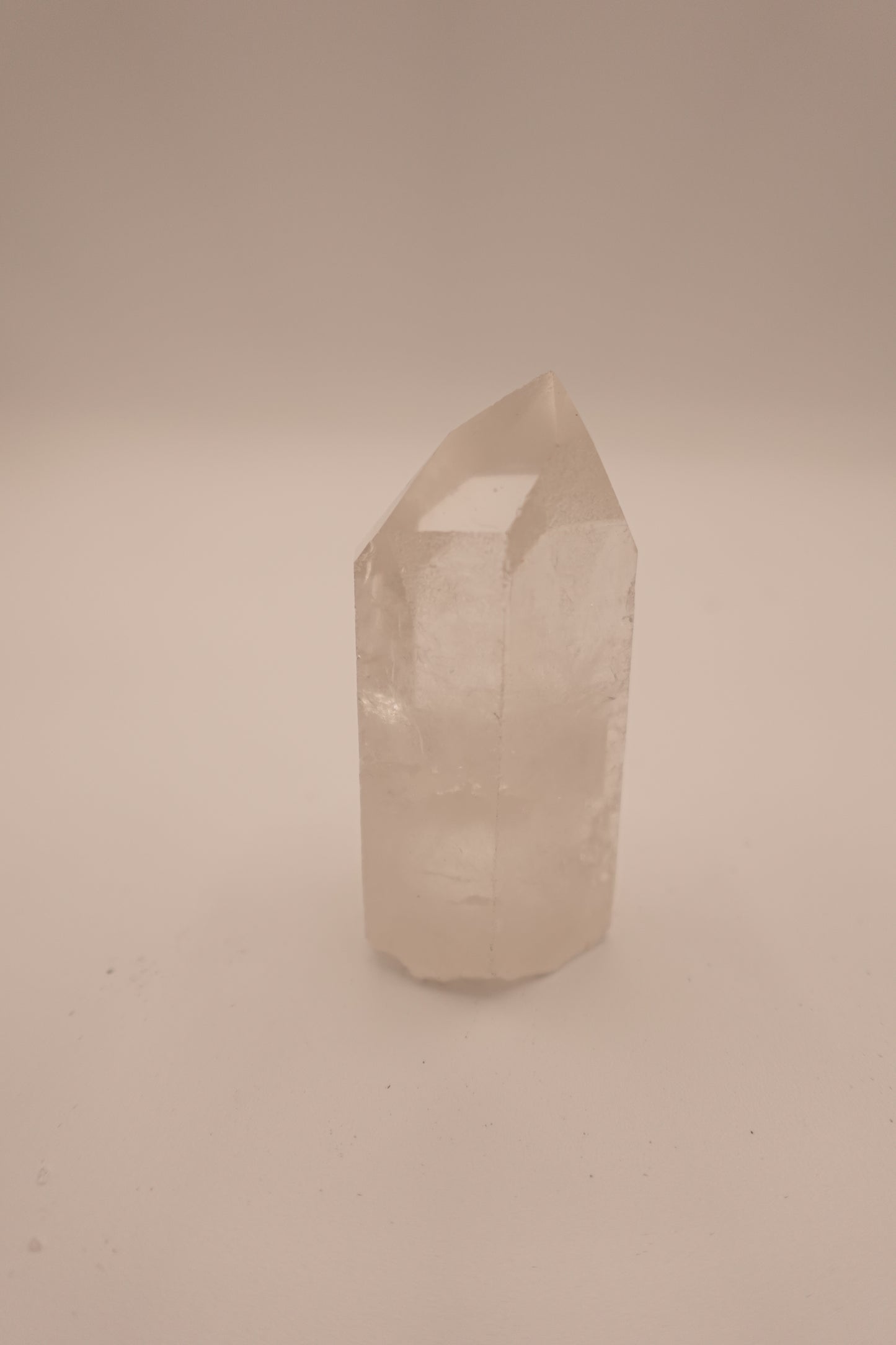 Clear Quartz Point Cut Base