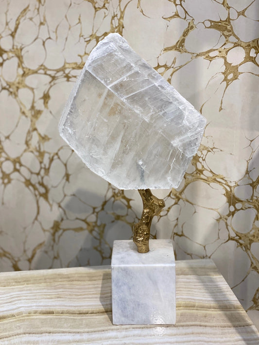 Selenite Crystal Statue