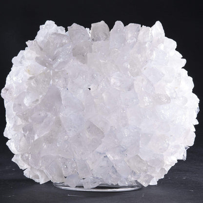 Crystal Clarity Clear Quartz Vase – Sophisticated Decor and Space Harmonization