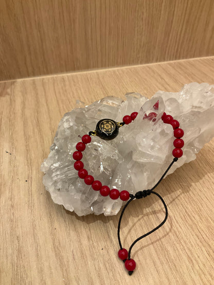 Mini Orgonite Bracelet – Symbol & Gemstone Series