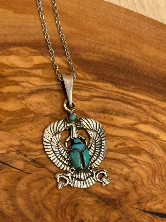 Magical Scarab of Protection Pendant