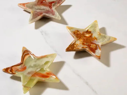 Green Onyx Star Tray