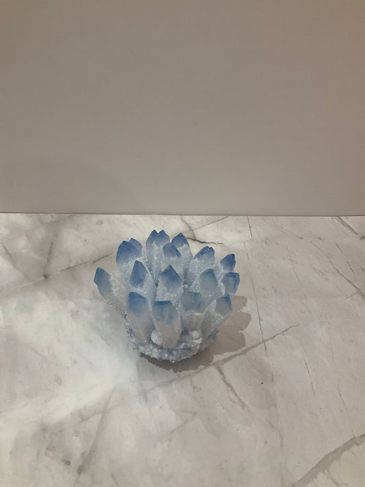 Blue Phantom Quartz Cluster Big