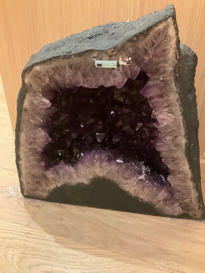Brazilian Amethyst Geode 52.3-Collector’s Brazilian Amethyst Geode for Sophisticated Spaces