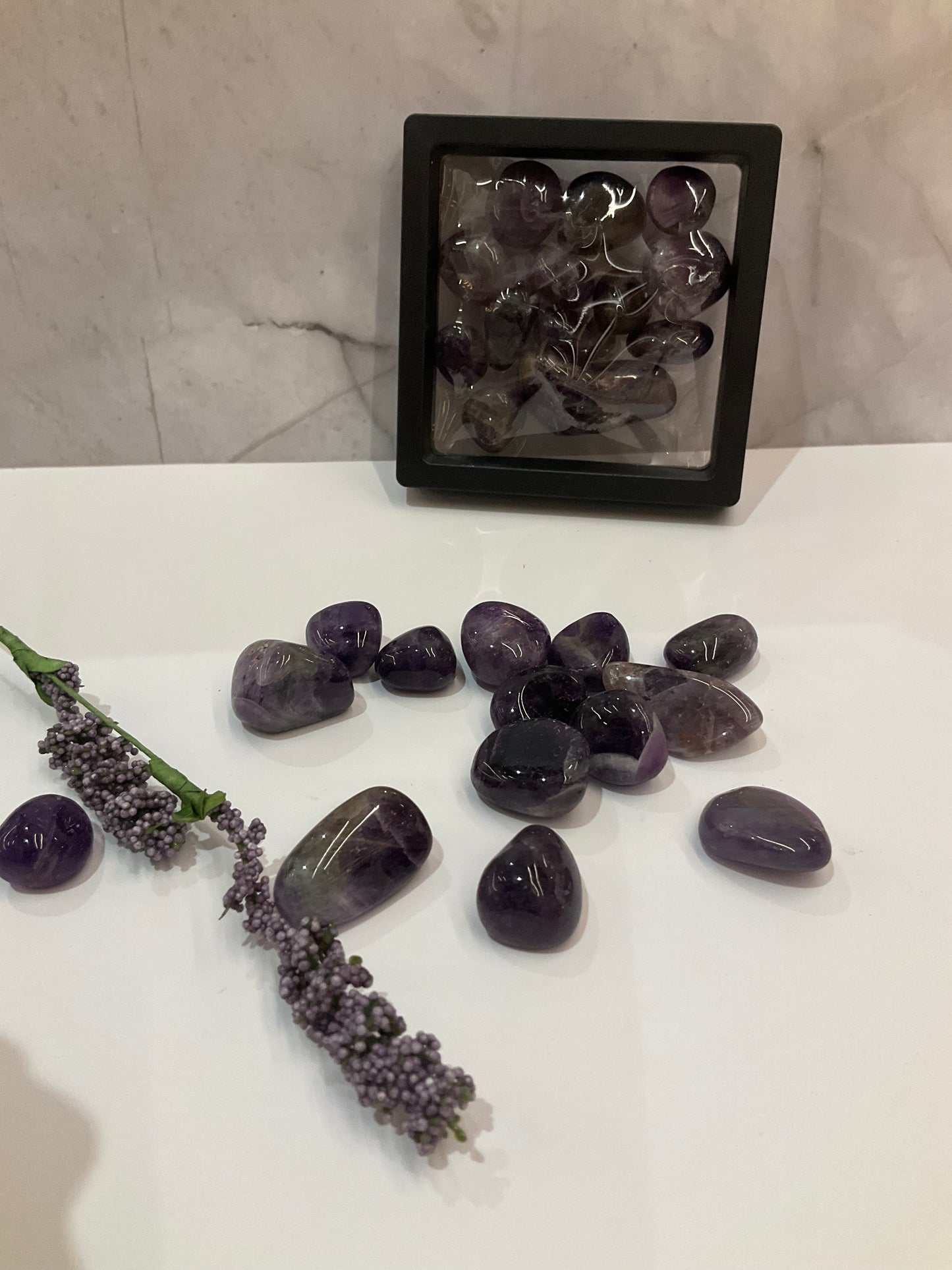 Amethyst Palm Stone Crystal