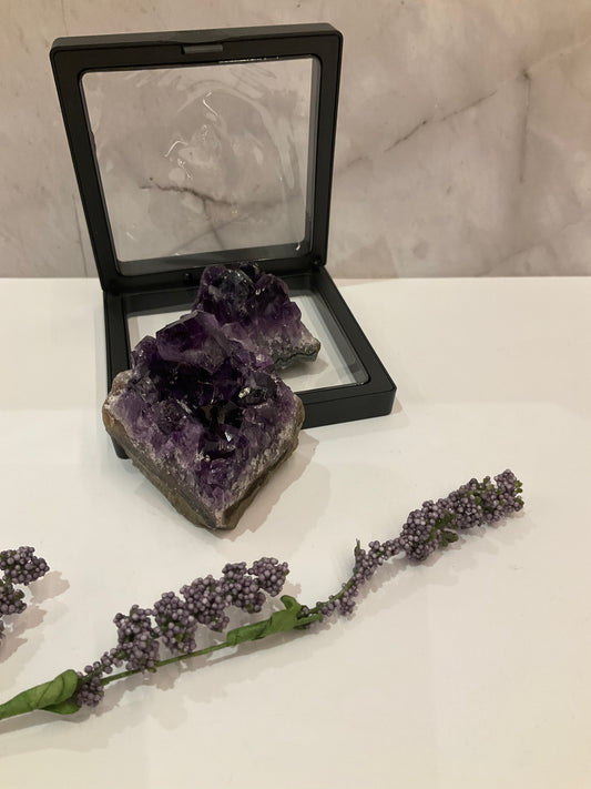 Amethyst Geodic Mini Cluster – Uruguay Origin