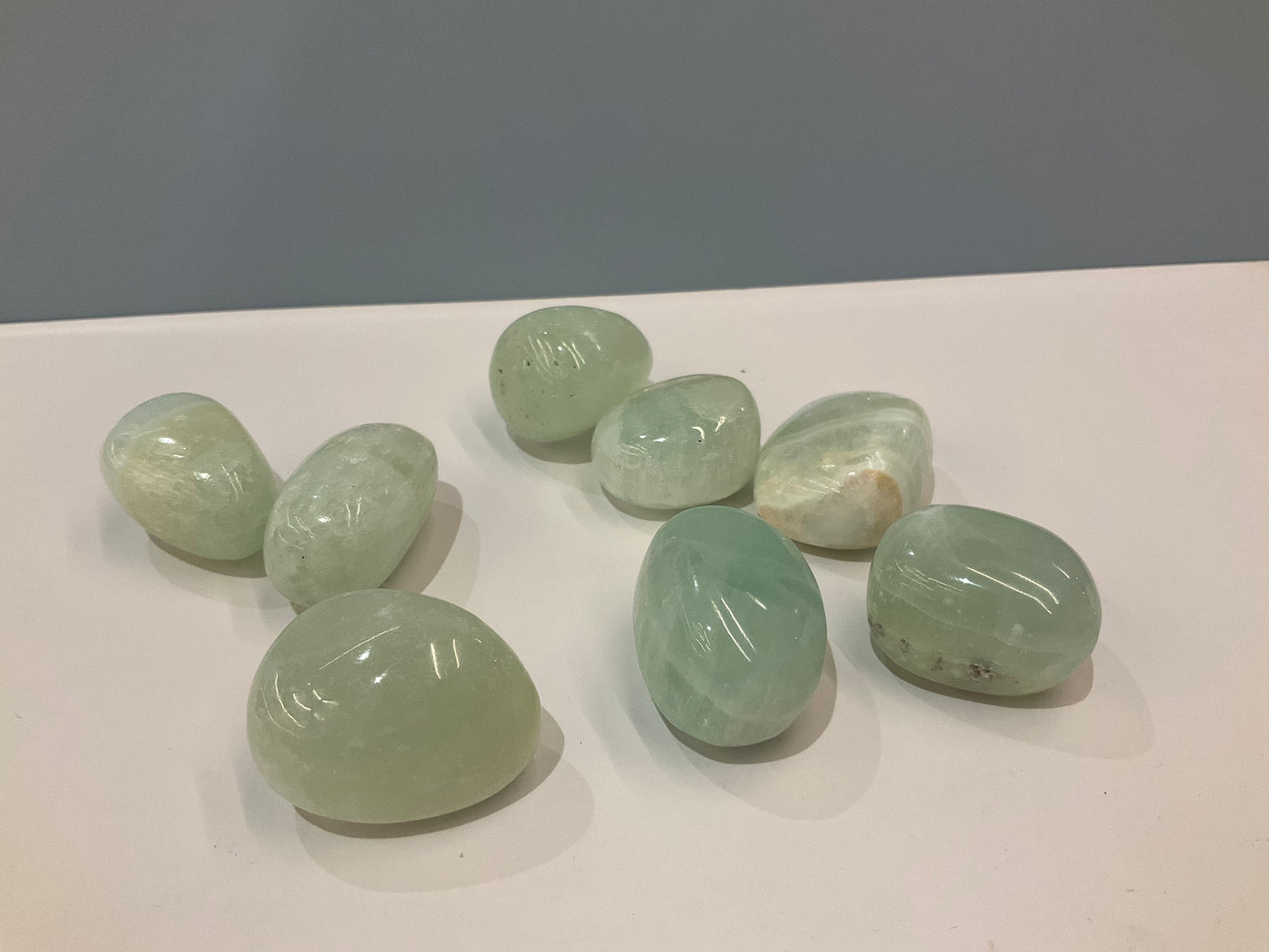 Aqua Calcite Pocket Crystal – Tranquility and Natural Softness