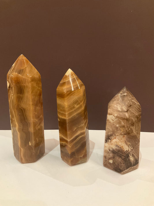 Chocolate Calcite Tower