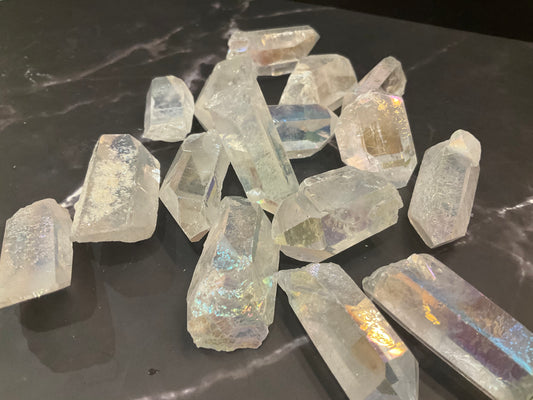Aura Quartz Crystal Points