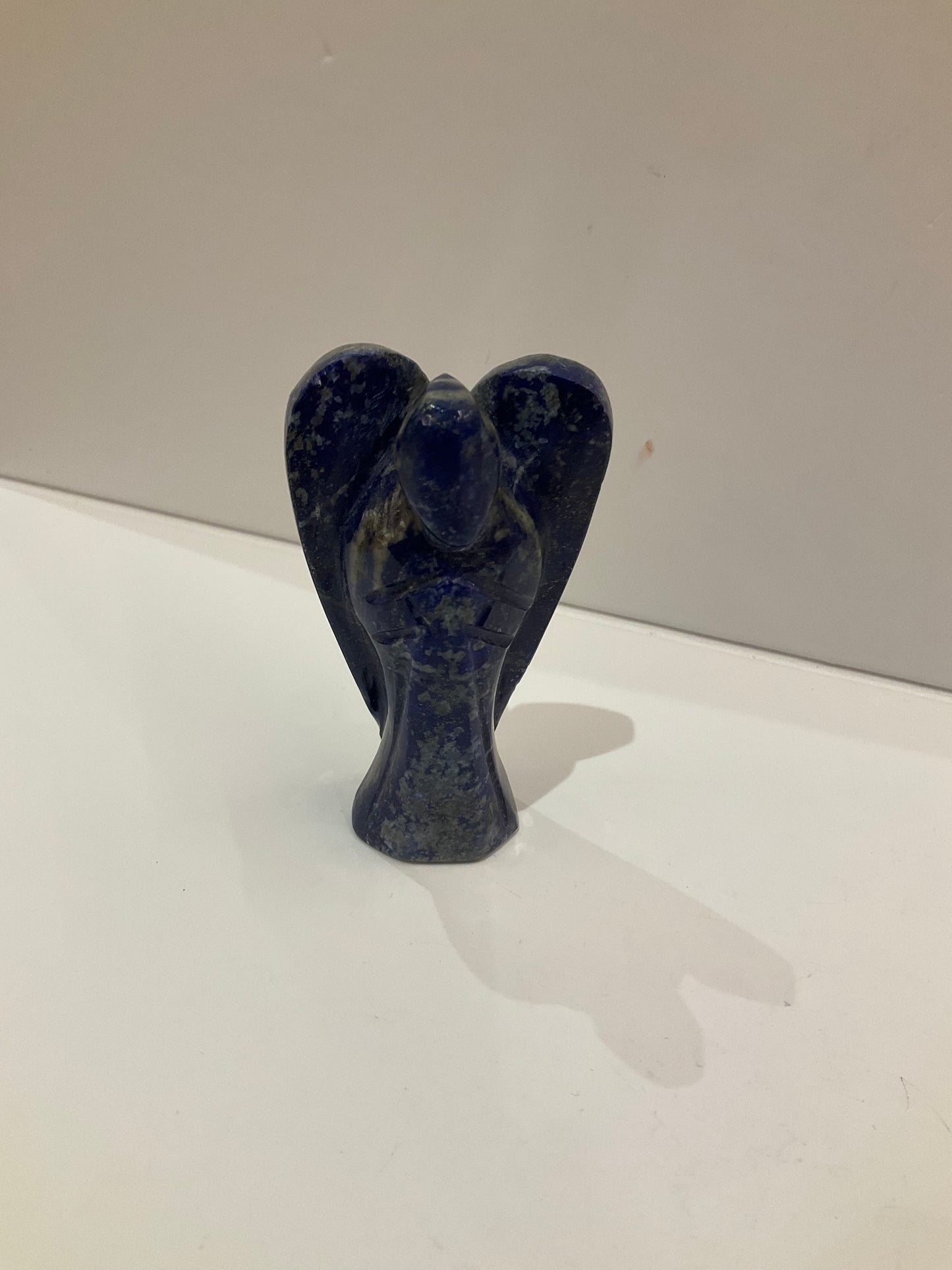 Carved Crystal Angel – Lapis Lazuli & Jade