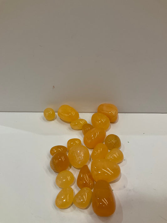 Orange Calcite Pocket Crystal