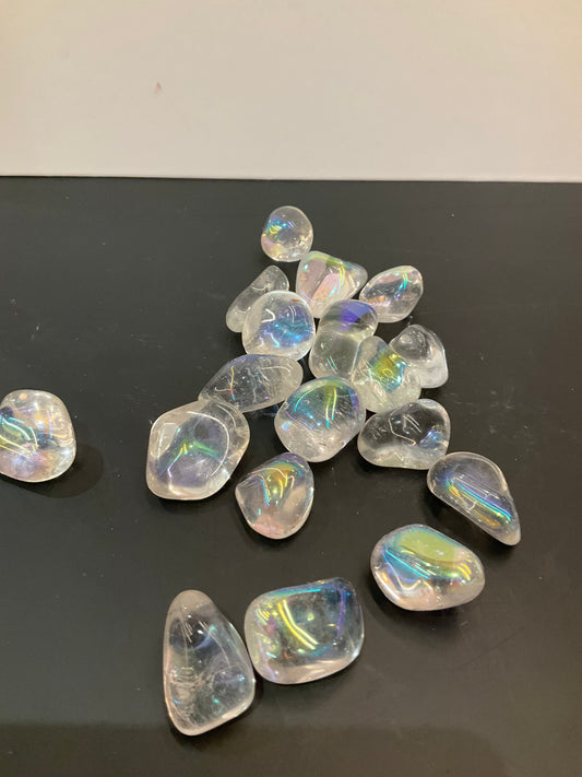 Aura Quartz Pocket Crystal