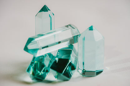 Blue Obsidian Mini Tower – Mini Decorative Blue Obsidian Tower for Focus and Self-Expression