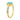 14K Gold Plated Blue Mohave Turquoise & Swiss Blue Topaz Promise Ring