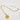 18K Gold Star Compass Pendant Necklace