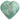 Amazonite Crystal Heart Polished Natural Stone