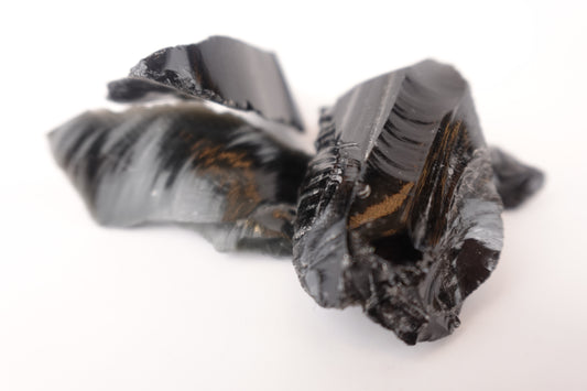 Black Obsidian chunk – Unpolished Black Obsidian for Protection and Energy