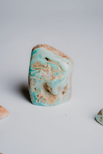 Blue Aragonite Free Form – Decorative Blue Aragonite for Serenity and Emotional Clarity