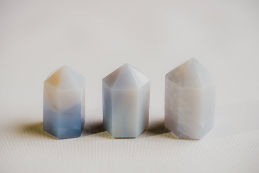 Mini-Blue-Chalcedony-Tower-for-Calm-Clarity-and-Timeless-Elegance